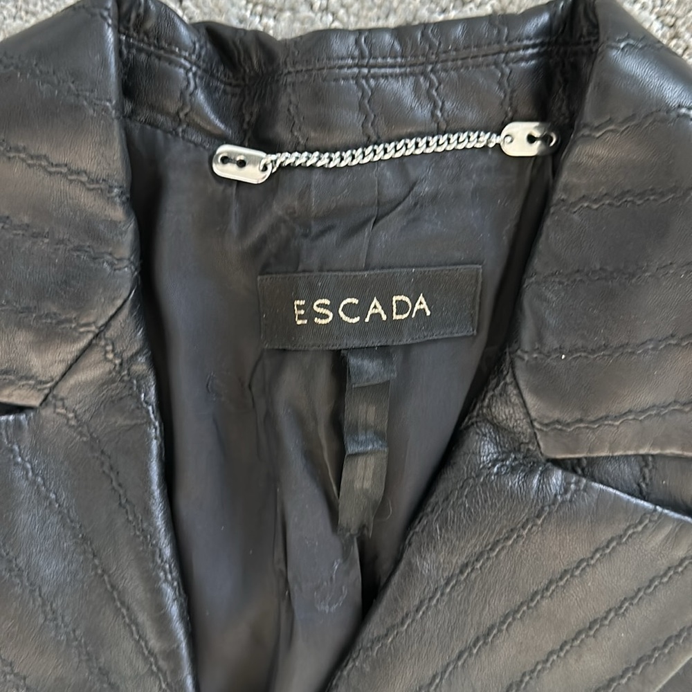 Escada Leather Jacket - image 2
